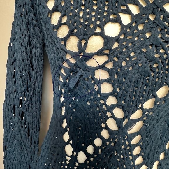 Jean Paul Gautier teal sweater - Picture 5 of 7